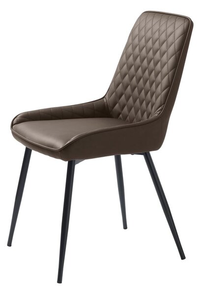 Temno rjav jedilni stol Milton – Unique Furniture