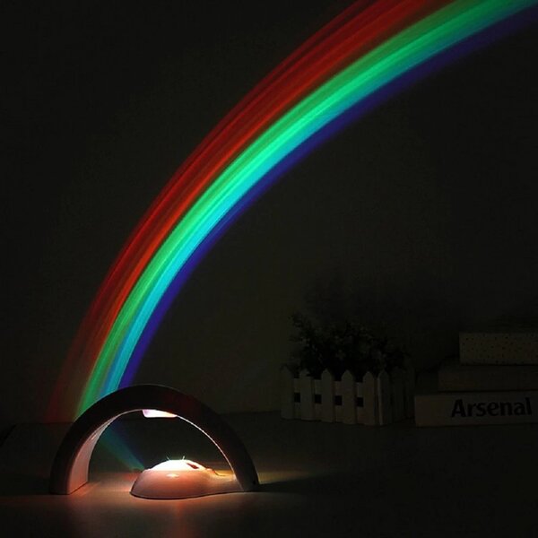 3D mavrični projektor LED RGB - mavrična svetilka