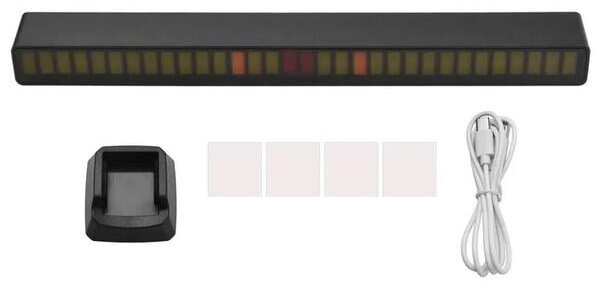 LED RGB aku. dekorativni stolpec USB - glasbeno delovanje 18cm