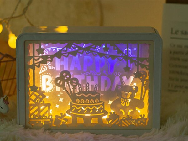 USB LED 3D dekorativna svetilka 20cm