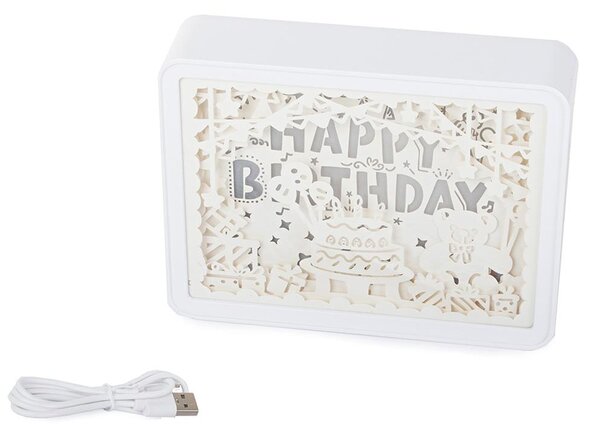 USB LED 3D dekorativna svetilka 20cm