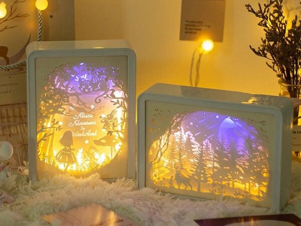 USB LED 3D dekorativna svetilka 20cm