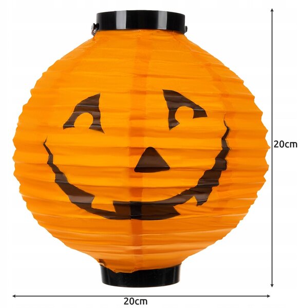 Dekorativna zložljiva LED svetilka buča 20cm