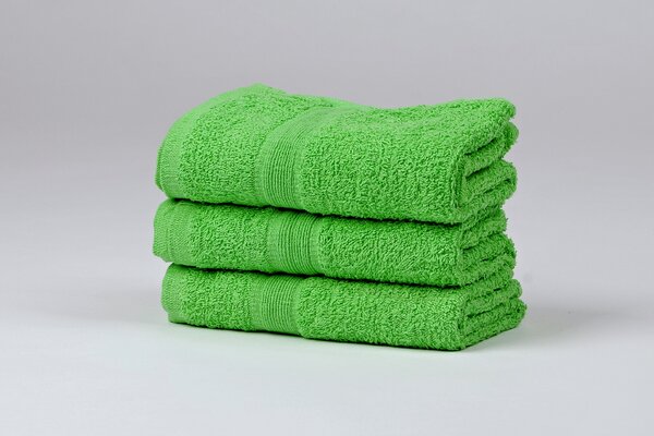 Kopalna brisača SOFT 70x125 cm zelena, 100% bombaž