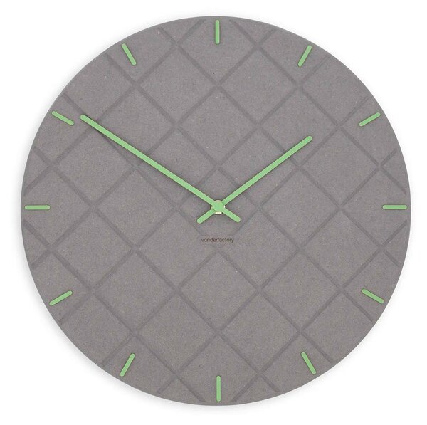 Stenska ura Luxhora Mosaida Light Grey 11 barv kazalcev