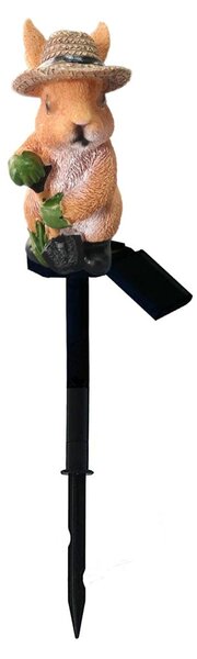 Solarna vrtna svetilka zajec 43cm 2W 2
