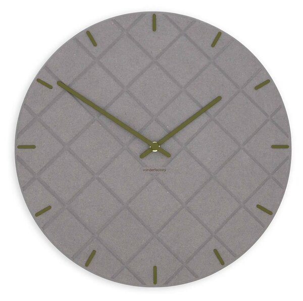 Stenska ura Luxhora Mosaida Light Grey 11 barv kazalcev