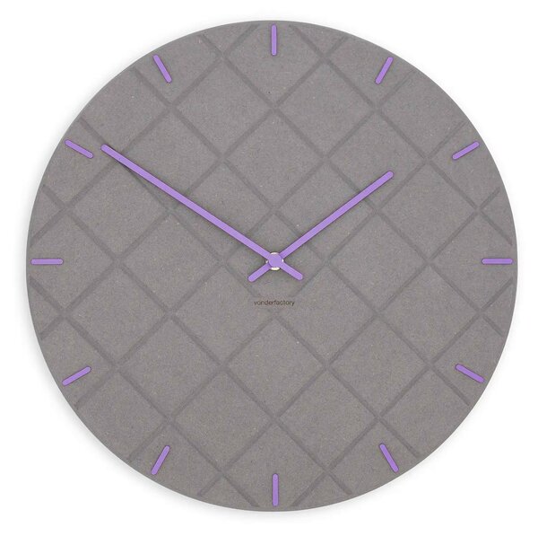 Stenska ura Luxhora Mosaida Light Grey 11 barv kazalcev