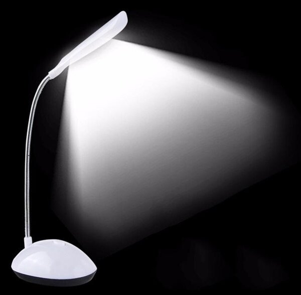 Baterijska LED gibljiva namizna svetilka