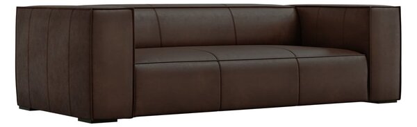 Temno rjava usnjena zofa 227 cm Madame - Windsor & Co Sofas