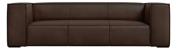 Temno rjava usnjena zofa 227 cm Madame - Windsor & Co Sofas
