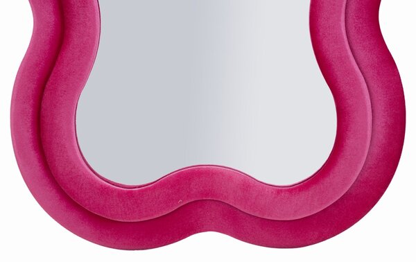 Stensko ogledalo Miki Velvet Fuchsia