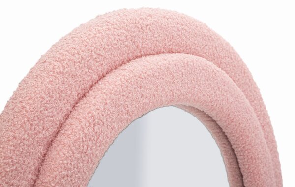 Stensko ogledalo Teddy Pink