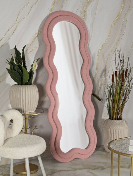 Stensko ogledalo Teddy Pink