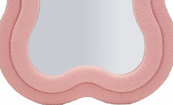 Stensko ogledalo Teddy Pink