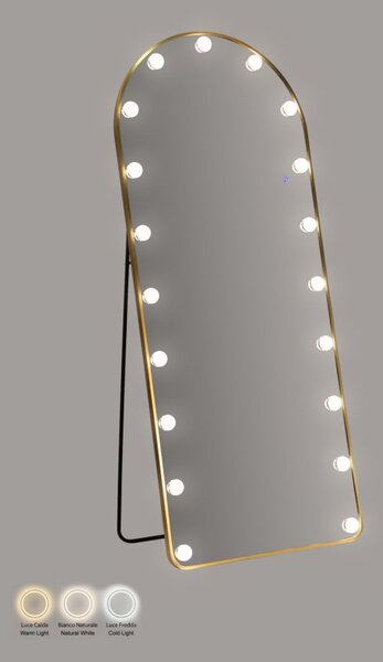 Stojeće ogledalo LED Hollywood Arc