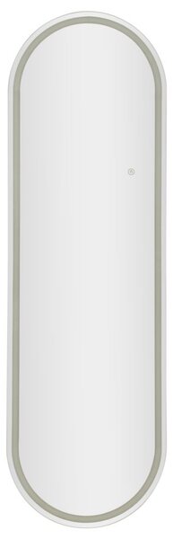Ogledalo Oval s 3-bojno LED razsvetljavo 50x160 cm