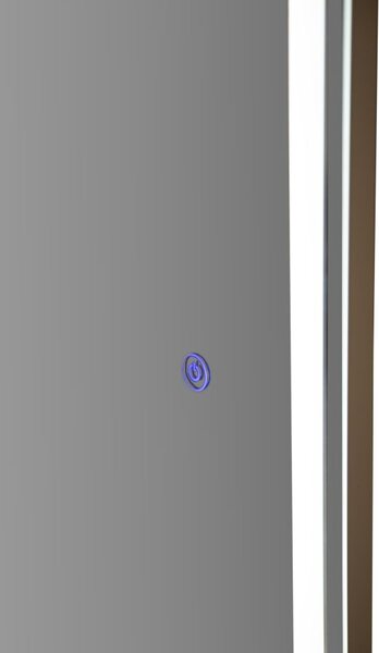 Ogledalo Oval s 3-bojno LED razsvetljavo 50x160 cm