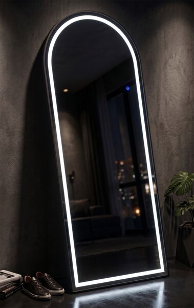 Ogledalo Arch z LED razsvetljavo 70x170 cm