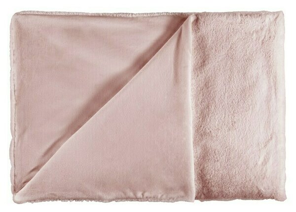 Odeja Happy (barva: powder pink, 200 x 150 cm, 100% poliester)