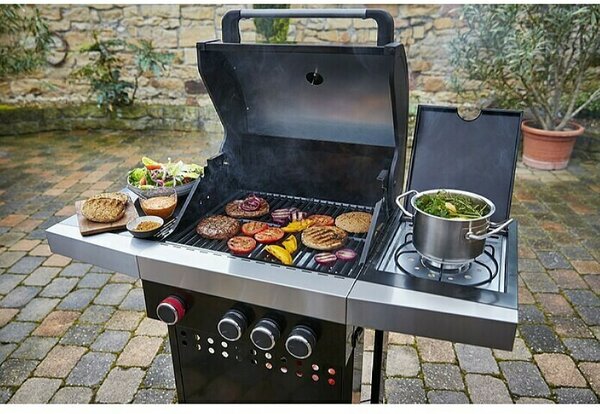 Plinski žar Grillstar Atlanta II 350-1 (12 kW, 3 gorilniki, površina za peko: 50 x 41,5 cm)