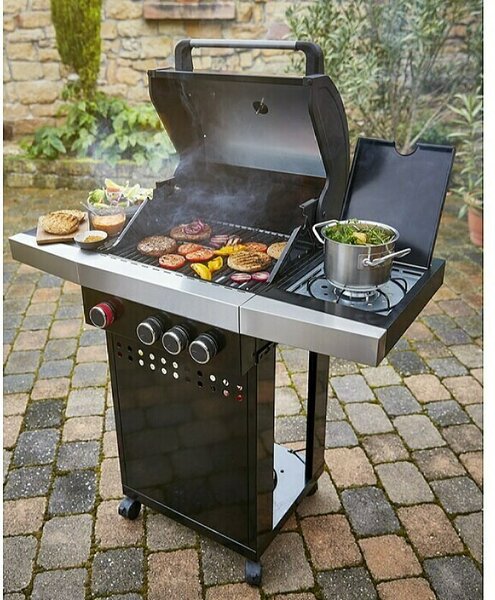 Plinski žar Grillstar Atlanta II 350-1 (12 kW, 3 gorilniki, površina za peko: 50 x 41,5 cm)