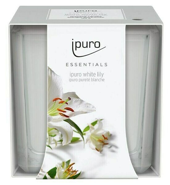 Dišeča sveča Ipuro ESSENTIALS White Lily (125 g)