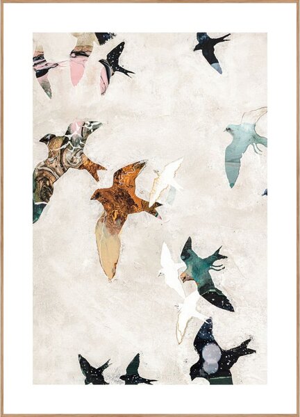 Slika 30x40 cm Abstract Birds – Malerifabrikken