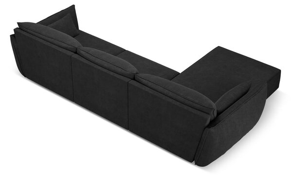 Temno siv kotni kavč (levi kot) Vanda - Mazzini Sofas