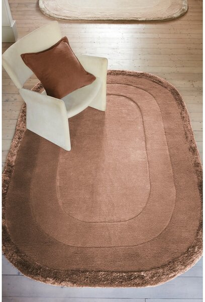 Opečnato oranžna ročno tkana preproga iz mešanice volne 160x230 cm Halo – Asiatic Carpets