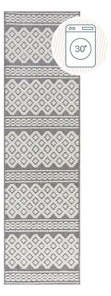 Siv pralen tekač iz šenila 60x240 cm Jhansi – Flair Rugs