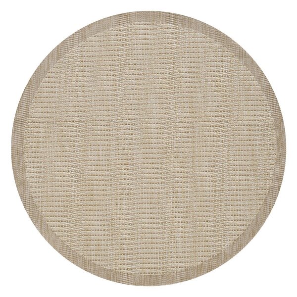 Bež okrogla zunanja preproga ø 120 cm Giza – Ayyildiz Carpets