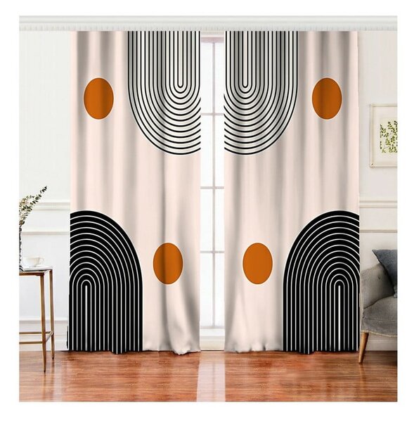 Bež zavese v kompletu 2 ks 140x260 cm – Mila Home