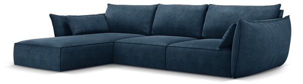 Temno moder kotni kavč (levi kot) Vanda - Mazzini Sofas