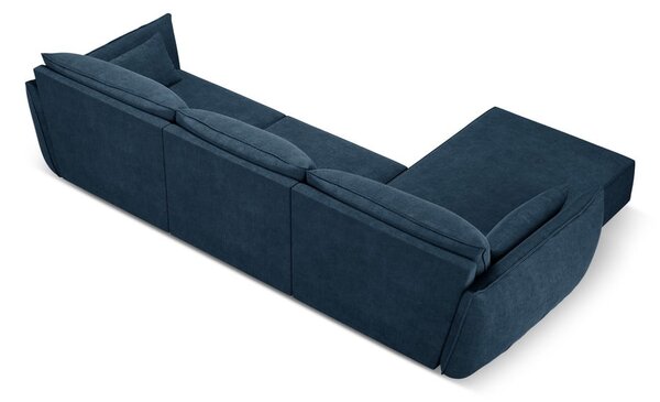 Temno moder kotni kavč (levi kot) Vanda - Mazzini Sofas