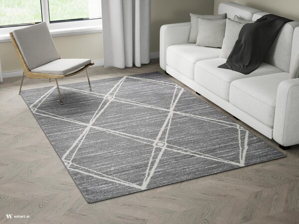 Preproga Firenze Dark Grey Cream
