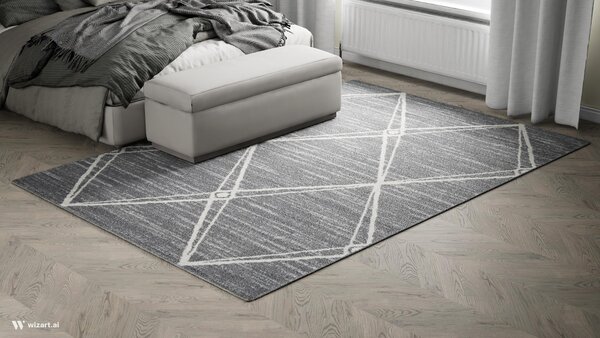 Preproga Firenze Dark Grey Cream