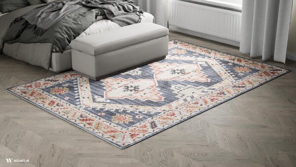 Preproga Florence Navy Cream