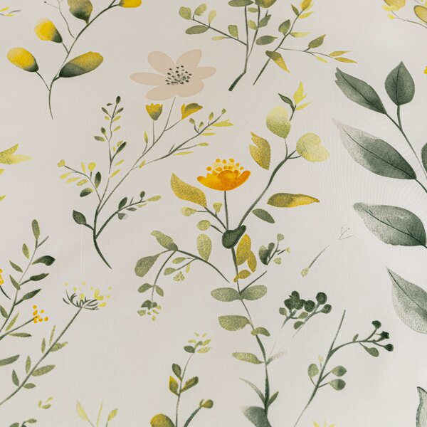 Posteljnina iz mikrovlaken CITRUS GARDEN bela Dimenzije posteljnine: 70 x 90 cm | 140 x 220 cm