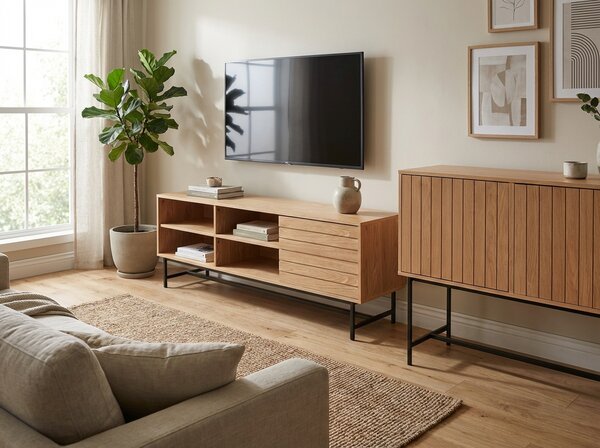 TV omarica VALMOR 140x40 cm, dekor hrast