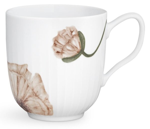 Bel porcelanasta skodelica Kähler Design Hammershøi Poppy, 330 ml