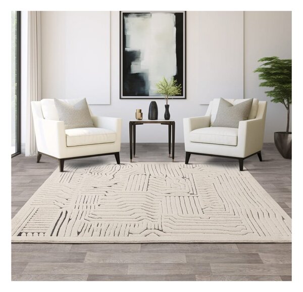 Kremno bela preproga 160x230 cm Valley – Asiatic Carpets