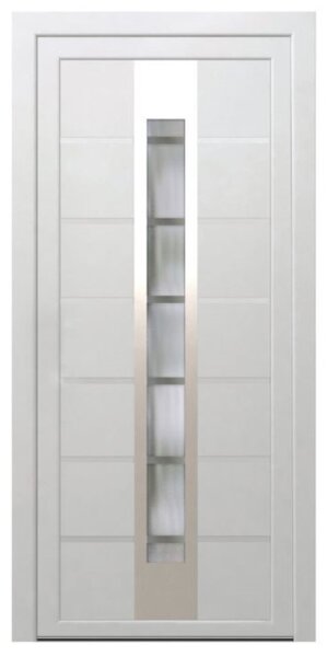 Zunanja vhodna vrata Solid Elements Maribor KT48 (1000 x 2100 mm, desna, 5-komorni profil debeline 7 cm, PVC)