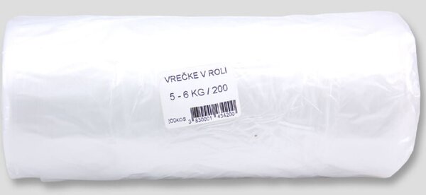 Vrečke za sadje PISKAR (v roli, 200 kos, 5 - 6 kg)