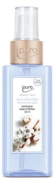 Sprej za prostor Ipuro ESSENTIALS Cotton Fields (125 ml)