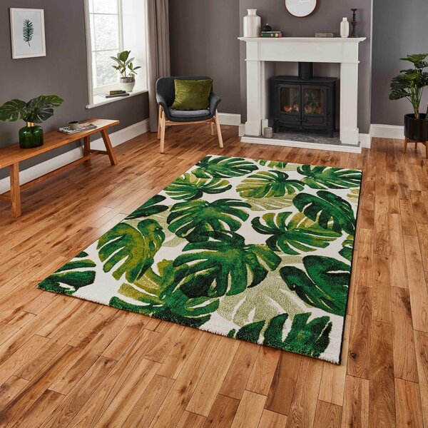 Temno zelena preproga 80x150 cm Havana – Think Rugs