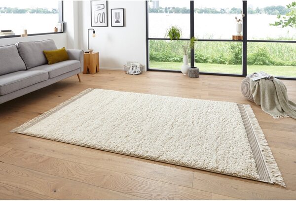 Krem bela preproga Mint Rugs New Handira Lompu, 194 x 290 cm