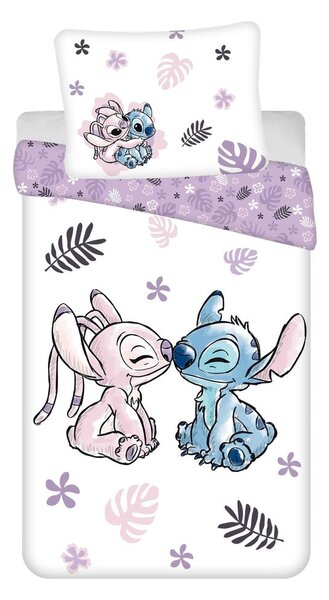Bombažna otroška posteljnina 140x200 cm Lilo and Stitch – Jerry Fabrics