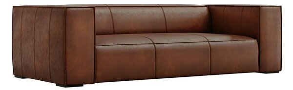 Rjava usnjena zofa v barvi konjaka 227 cm Madame - Windsor & Co Sofas