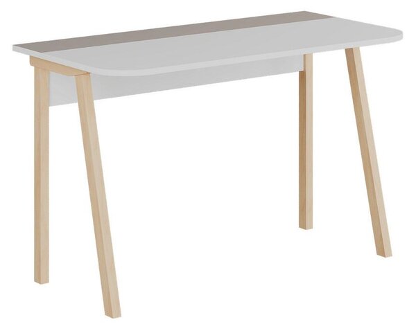 Livetastic Računalniška Miza Luton, Bela, Mocha Rjava, 120x60cm